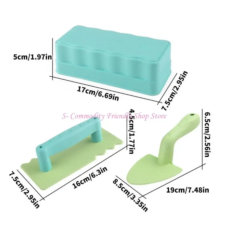 85ae Kids Beach Toy Sand Sand Brick Maker Brick Moule Gadgets Sand Gadgets