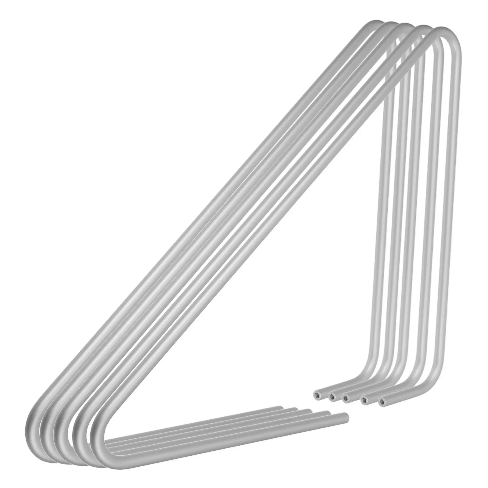 

5Pcs Heavy Duty Metal Open Hangers Space Saving Non Slip Pants Hangers for Jeans Trousers Skirts Coats Suits Wedding Dresses