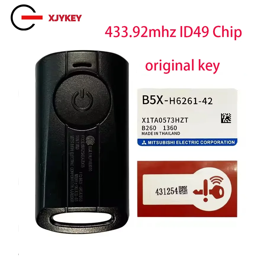 

XJY MK0025 OEM B74 Модель SKEA7D-03 Для Yamaha NMAX AEROX S V1 V2 XMAX SNIPER 155 Мотоциклетный дистанционный брелок 433,92 МГц ID49 Чип