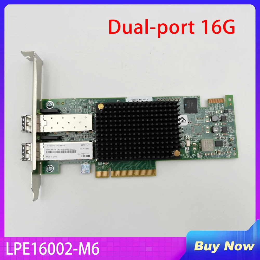 

Для Lenovo Original Dual-Port 16G HBA 00JY849 00JY809 81Y1662 LPE16002-M6