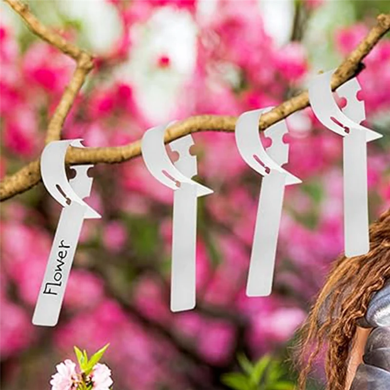 

ABCL 600 Pieces Of Hanging Plant Tree Labels, Waterproof Plant And Flower Sign Tags, Ring Kindergarten Labels, Adjustable Easy T