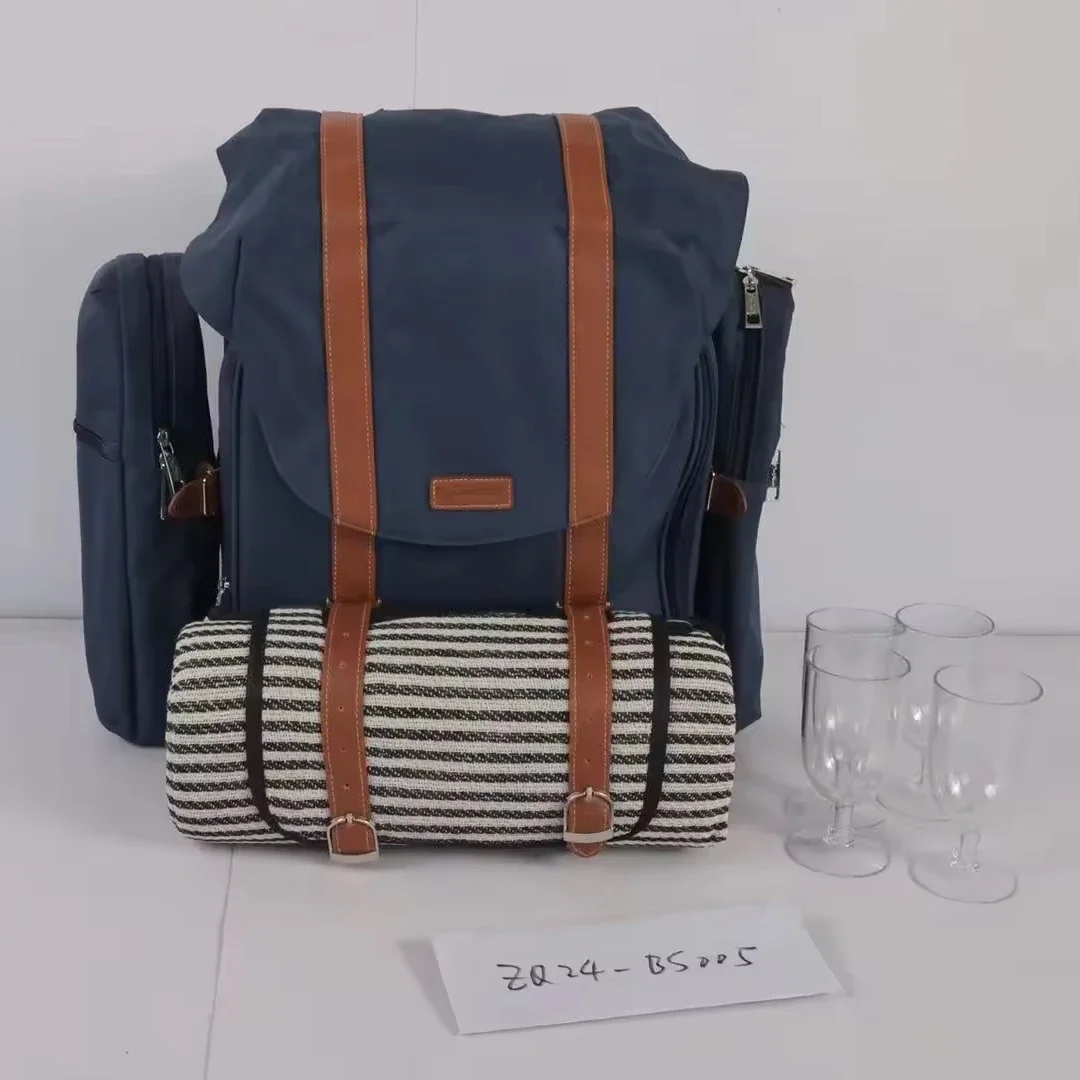 

Lightweight Leak-Proof Freshly Preserved Food Backpack Cooler Picnic Bag with Carpet and Cutlery for Outdoor Adventures