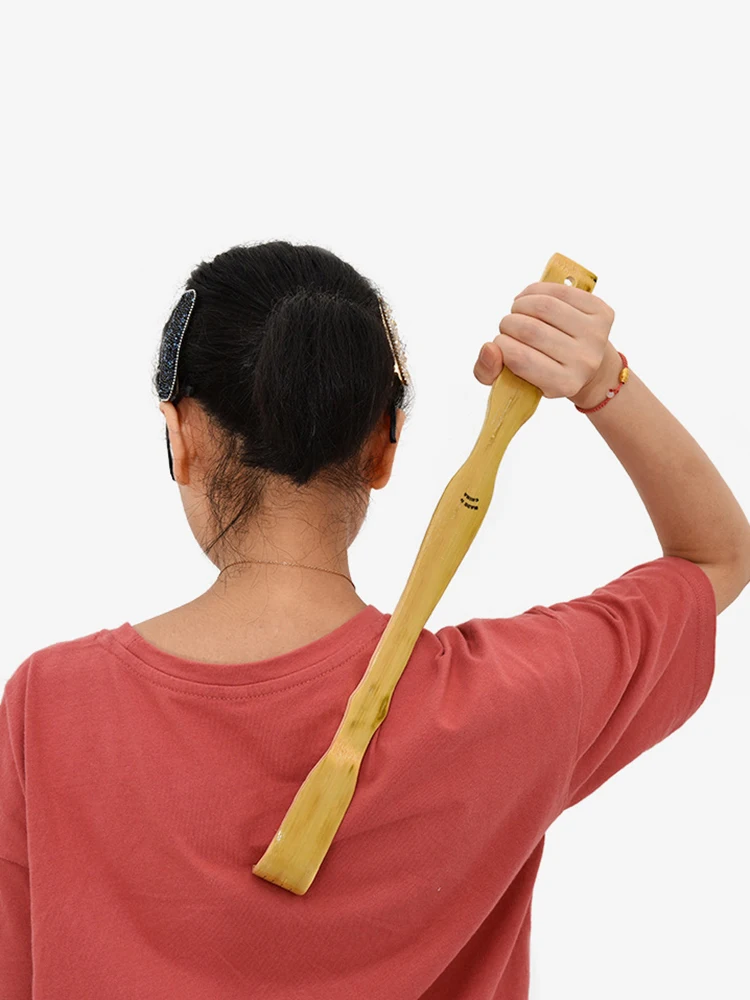 Von Bambus gefertigtes Juckreiz- und Kratzgerät für die Heimmassage, Anti-Juckreiz- und Rückenkratzgerät, Kratzrechen-Massagestab – Detail 6