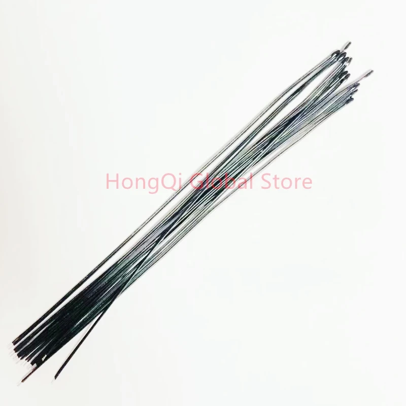 5PCS NTC thermistor 10K 1% B3950 Negative Temperature Sensor With PVC Black Parallel Wire 25CM 0.25 Meters New Spot