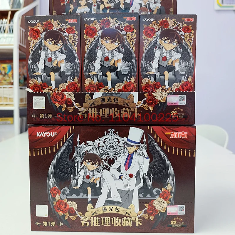 

Kayou Detective Conan Gilded Light Bag Vol.1 Reasoning Collection Card Kaitou Kiddo Rachel Moore Anime Character Cards Toy Gift