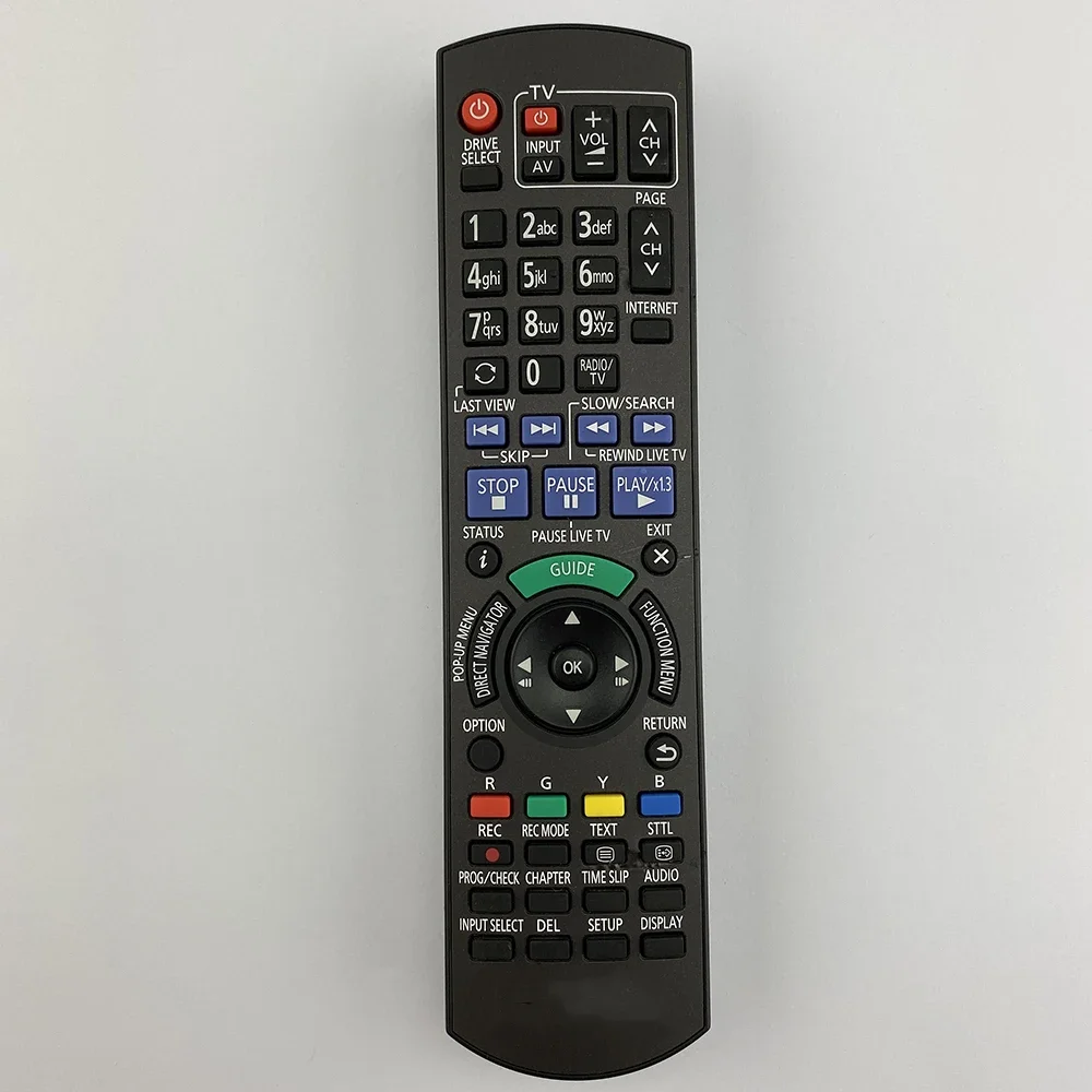 

USED ORIGINAL REMOTE CONTROL N2QAYB000978 FOR PANASONICDMR-BWT840, DMR-BWT840GZ Blu-ray Disc Recorder