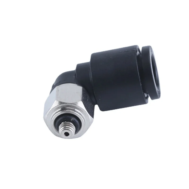 Pneumatic Fittings Quick Micro Mini Connector Air Pipe Plug PL4-M3/M4/M5/6mm Thread Elbow Joint