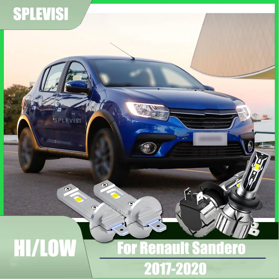 

The original vehicle was installed without damage H1 H7 CSP LED Headlights High Low Beam For Renault Sandero 2017 2018 2019 2020