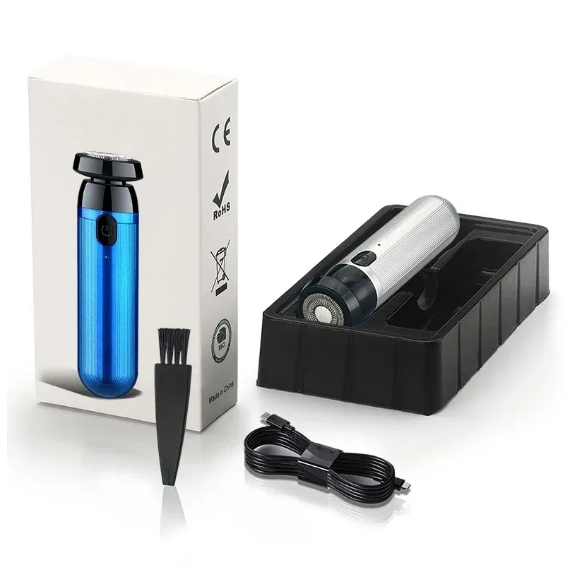 Hair Shaver Machine Men's Electric Shaver Male Portable Mini Man Beard Trimmer Travel Razor for Men C587 view 2