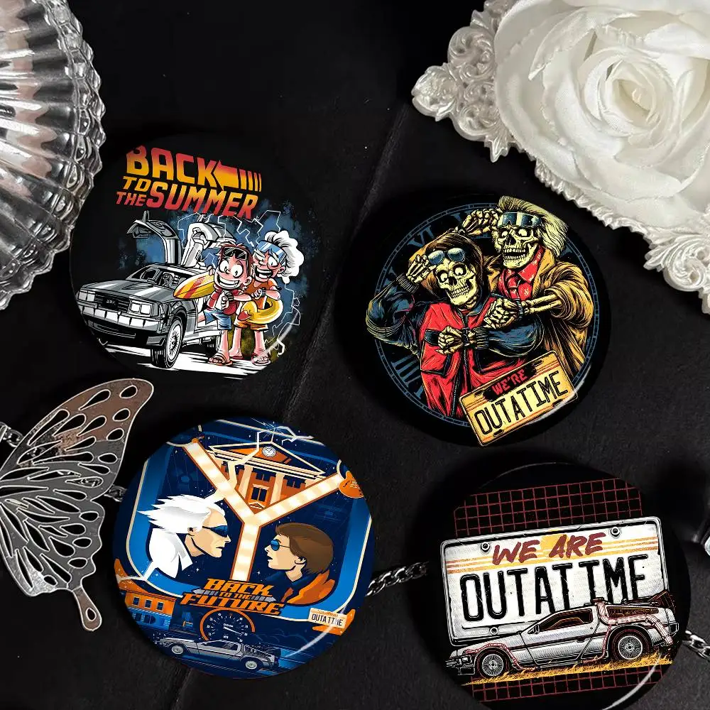 Back To The Future New Brooches Soft Button Pin Funny Silly Gnarpy On A Skateboard Meme Badge Gamer Collection Gifts