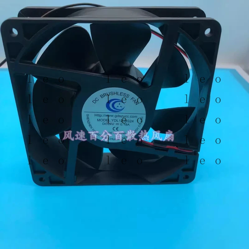 1 PCS YCC YDL1238S24 12CM 12038 DC24V 0.18A 2-wire Inverter Fan