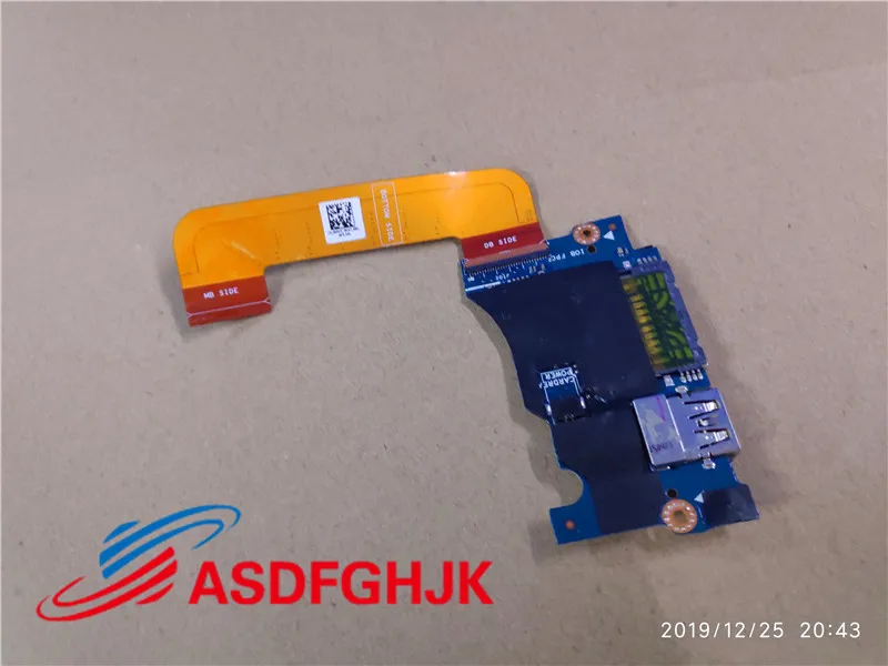 Suitable Power button USB card reader board for Dell XPS 13 9343 9350 9360 ls-c881p h2p6t 0H2P6T CN-0H2P6T