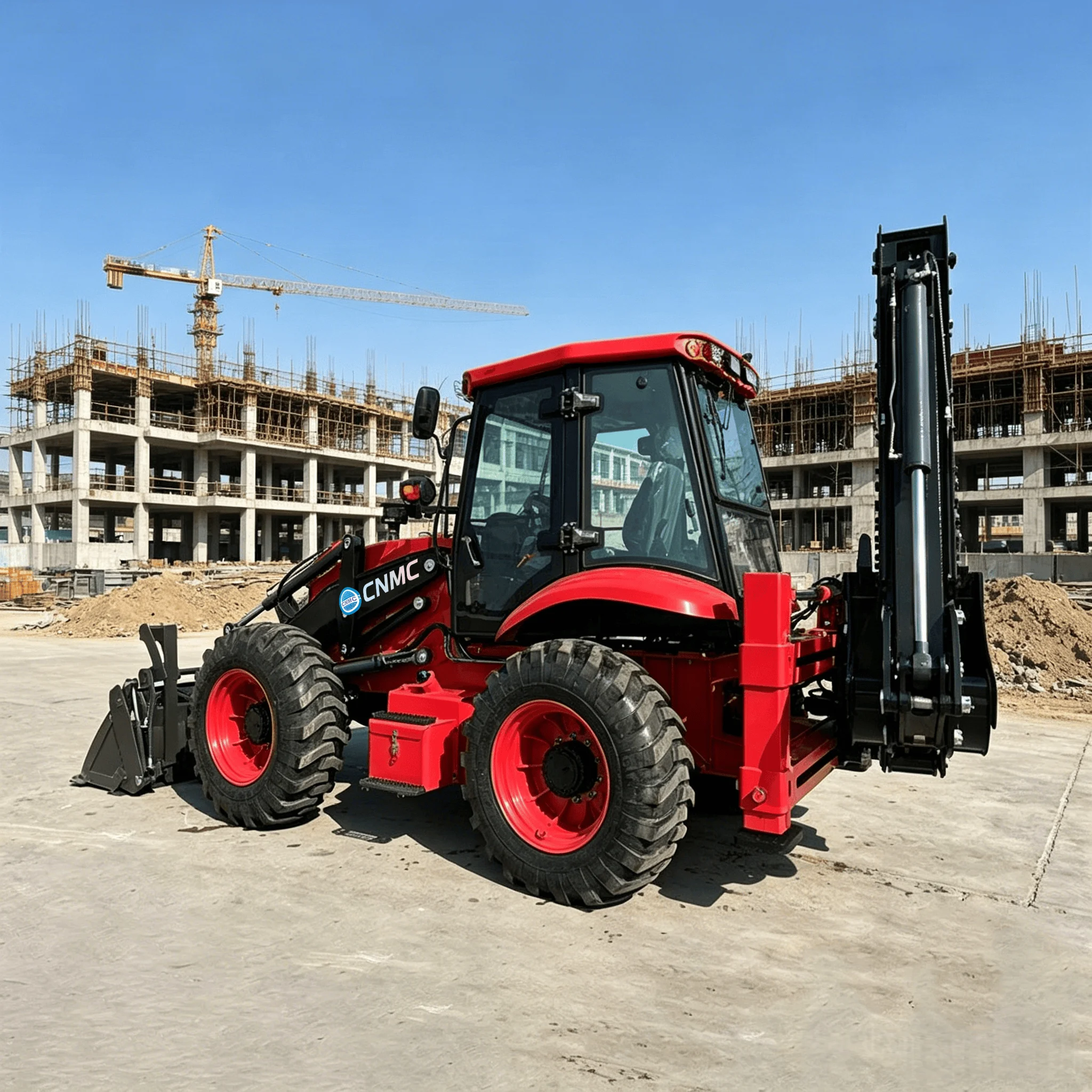 Tractor Backhoe - CNMC Backhoe Loader 9 Ton Multifunctional