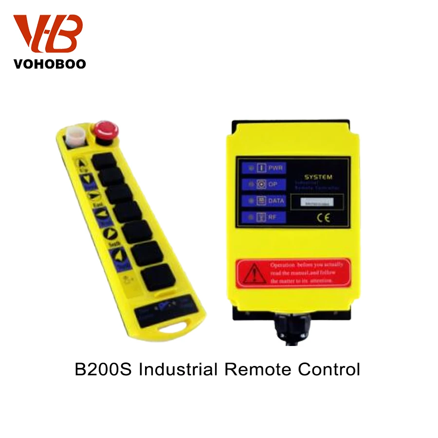 B200S Two-speed industrial wireless remote control 380V/220V/36V/24V for crane hoist driving