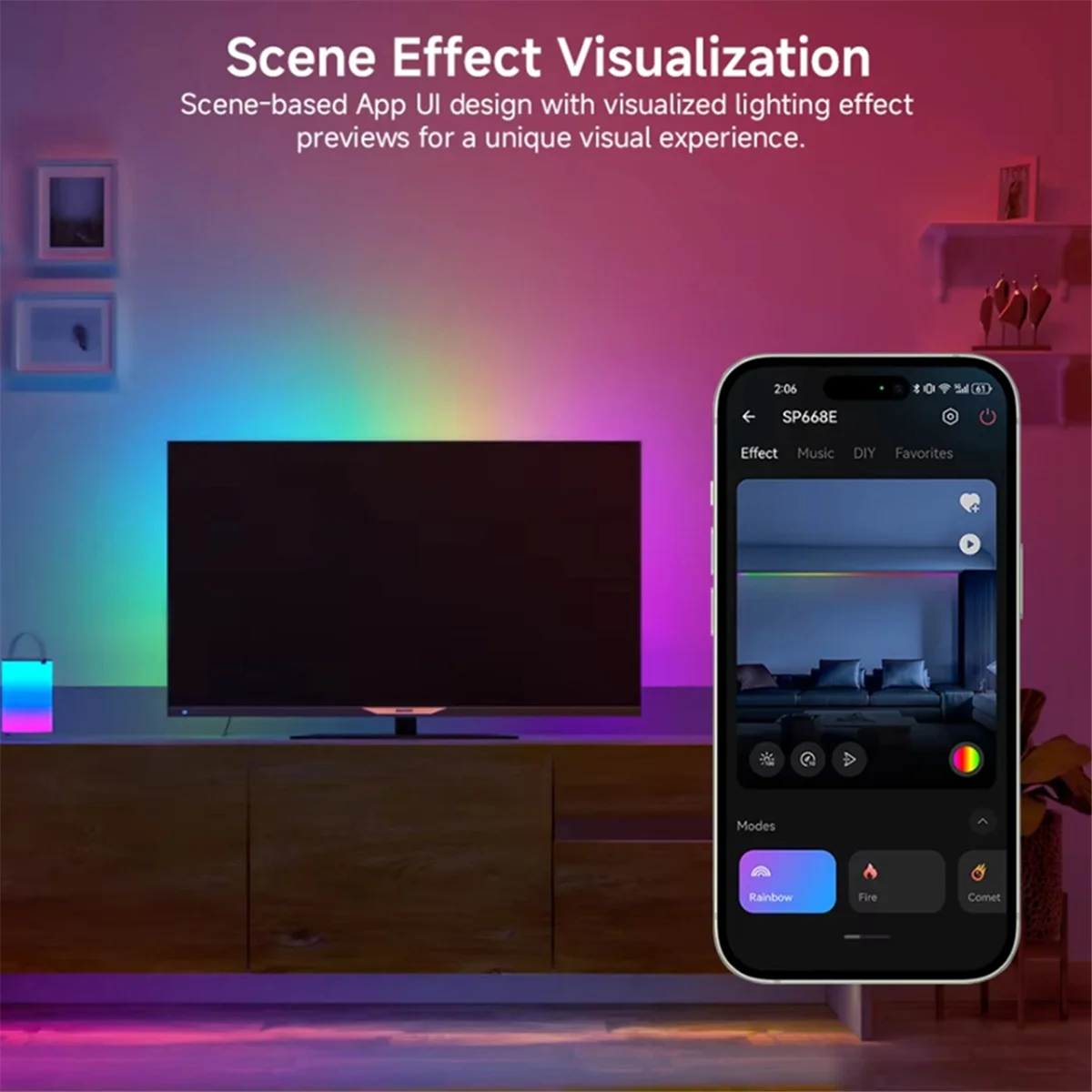 A45U SP668E SPI RGB LED Controller 600IC BT APP 2.4G Afstandsbediening voor WS2811 WS2812B DIY Dynamische Effect Pixels strip Licht