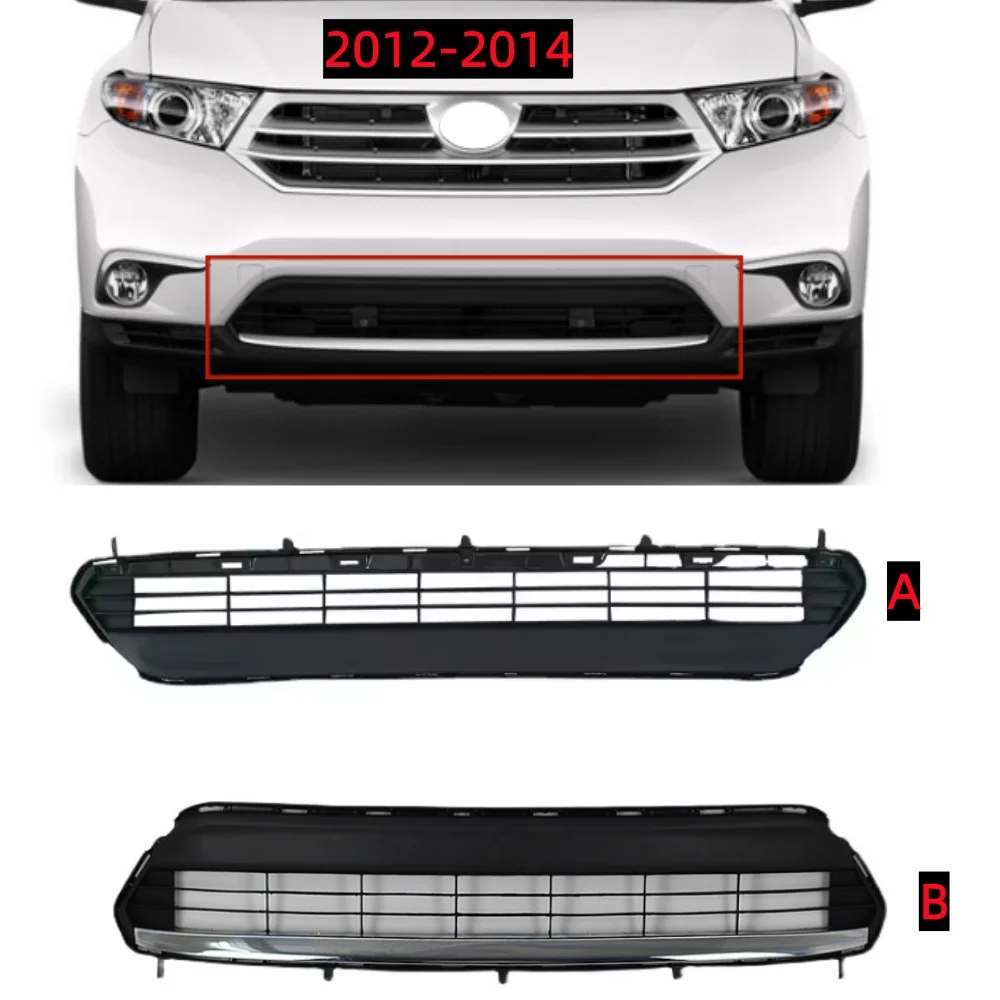 Front bumper grille For Toyota highlander 2012-2014