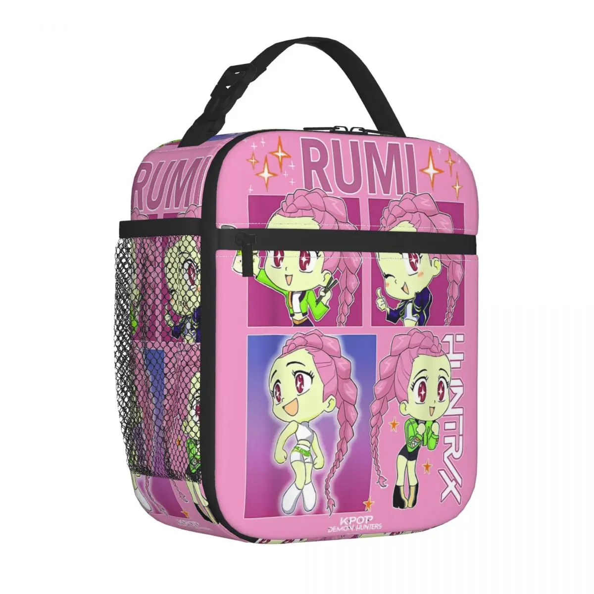 

Rumi Huntrix Kpop Demon Hunters Insulated Lunch Bag Cooler Lunch Container High Capacity Lunch Box Tote Men Women Work Picnic