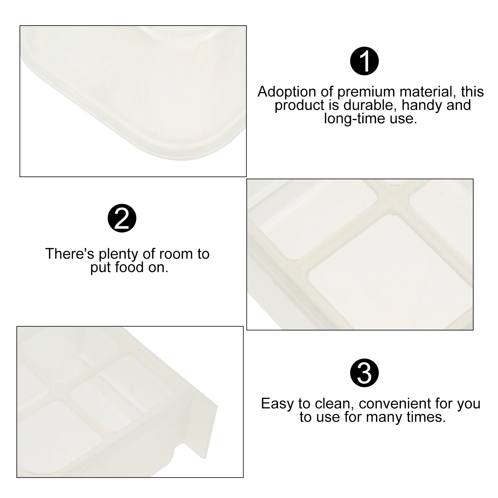 

4 Pcs Bird Cage Food Box Pet Feeder Hanging Feeding Container Caged Feeders for Plastic Implement