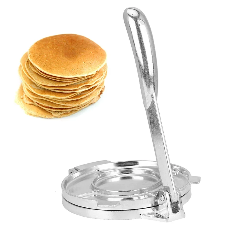 M11K-Tortilla Press Maker,Aluminum Alloy Construction, Foldable DIY Tool For Quesadilla Roti Making