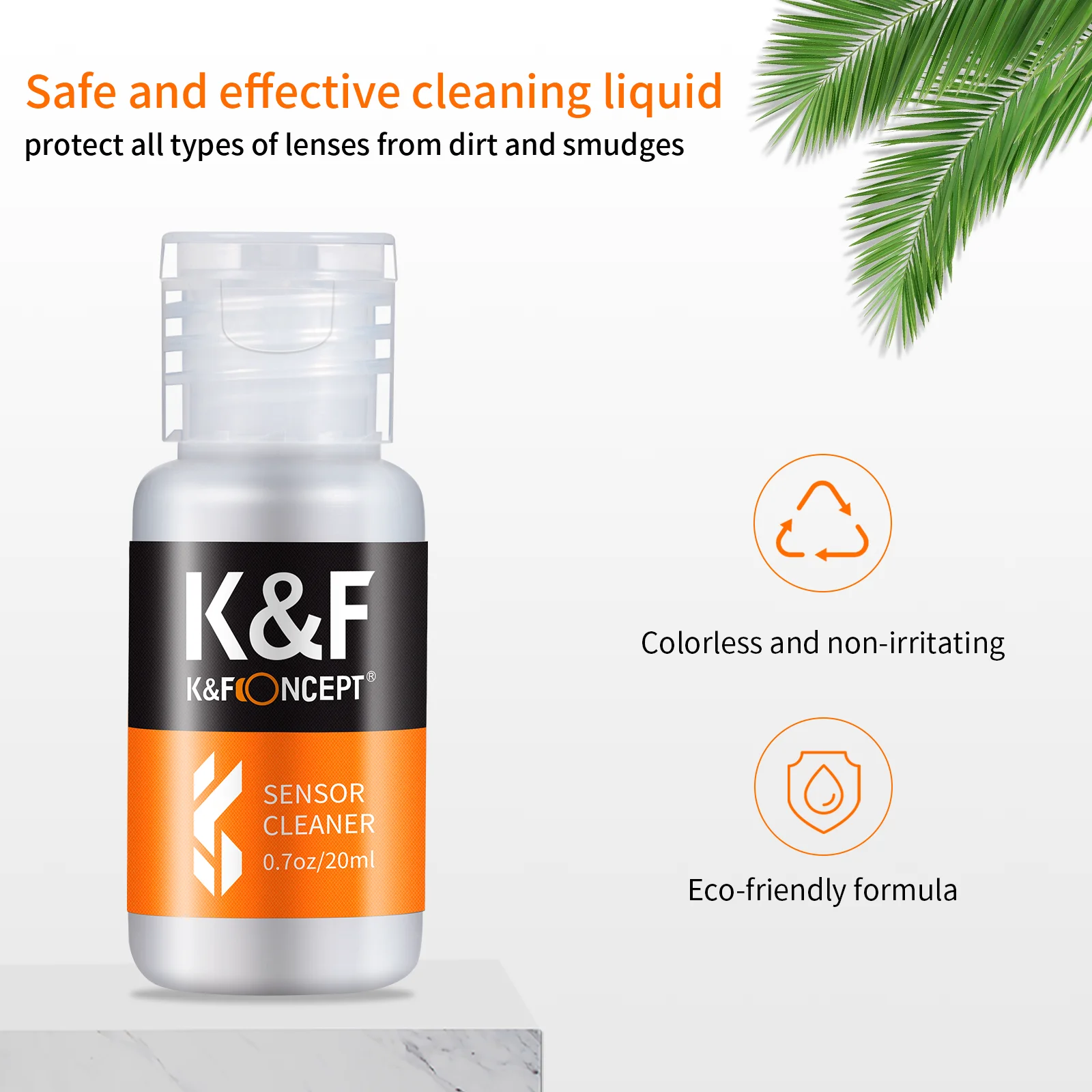 K&F Concept 10Pack 20ml Camera Lens Cleaning Lequid For DSLR Camera Laptop Mobile Phone Glasses Lens Cleaning