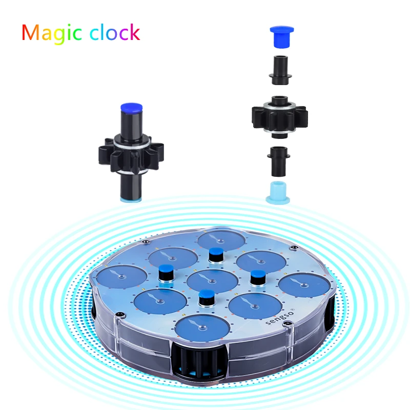 Sengso Magnétique horloge Magique 3x3x3 horloge Magique 4x4 horloge magique 5x5 Horloge Magique 3x3 cube magique horloge Magnétique Vitesse horloge cube jouet 3x3 Magnetic Magic clock 4x4 clock 5x5 clock