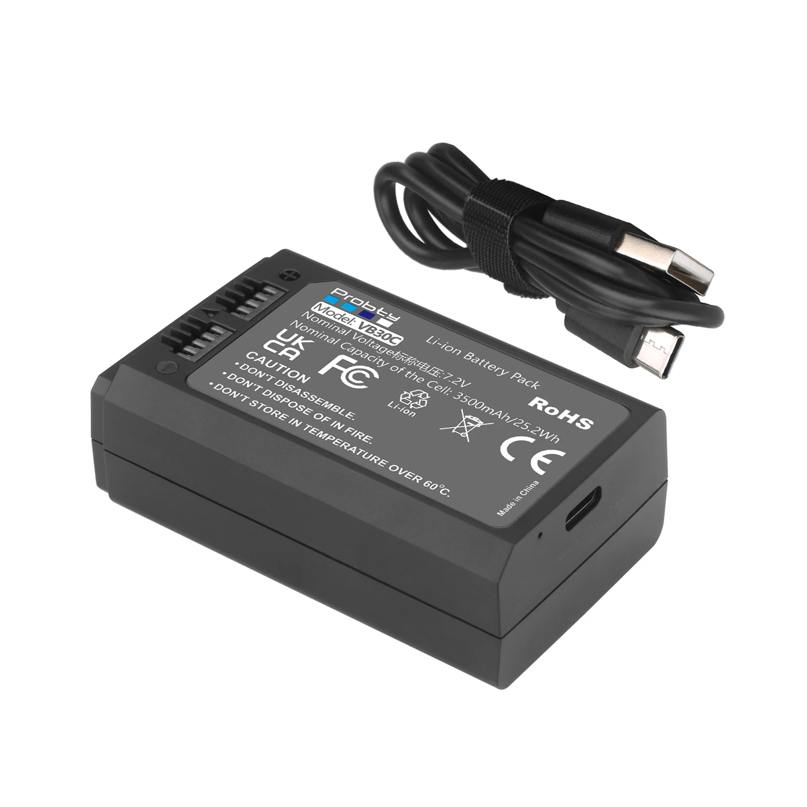 For GODOX VB30 3500mAh Speedlight Flash Lithium Battery for Godox V1PRO V1 PRO Camera Speedlite Flash