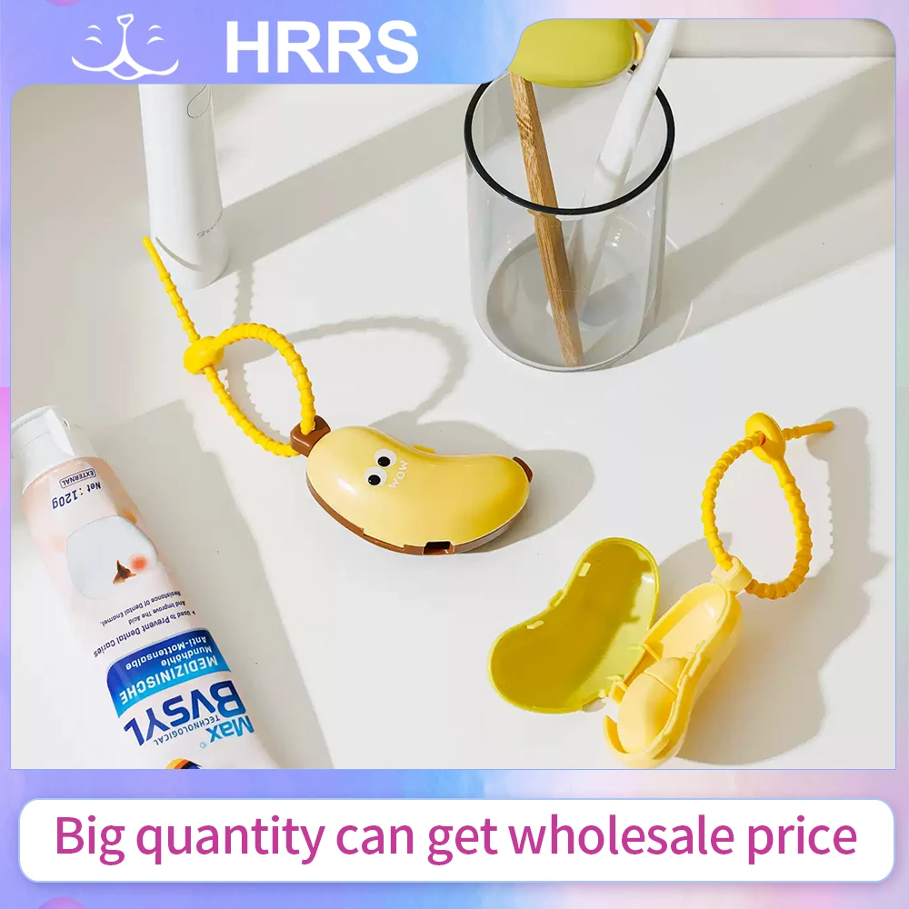 

Милый держатель для зубной щетки, портативная дорожная защитная крышка для зубной щетки, милый чехол для щетки-банана