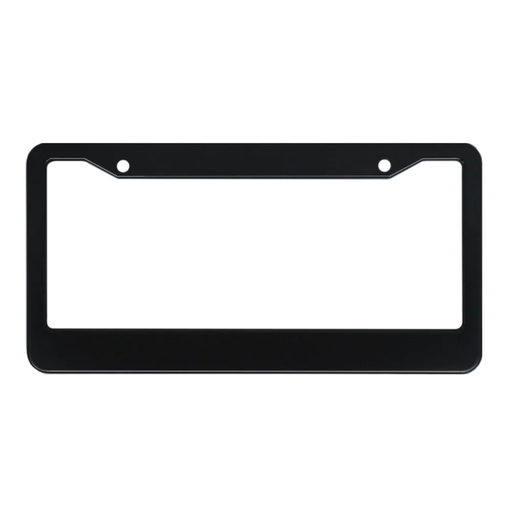 

Car License Plate Frame Holder Black Universal Aluminum Alloy Number Plate Bracket Automotive Accessories