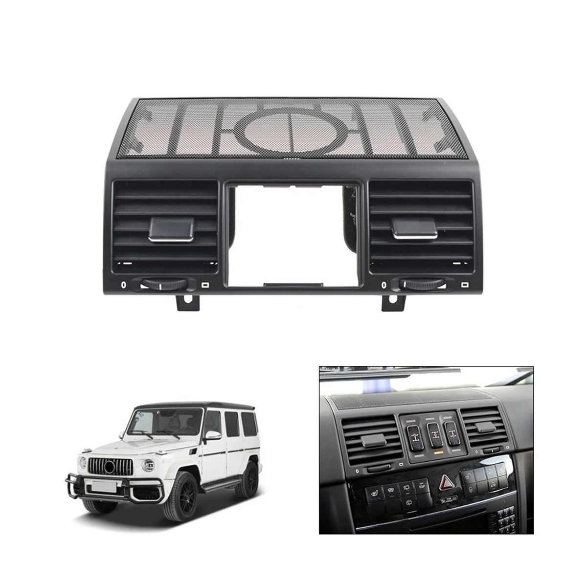 Car Middle AC Vent Grille Air Conditioning Outlet Assembly for Mercedes Benz G Class W463 4636807508