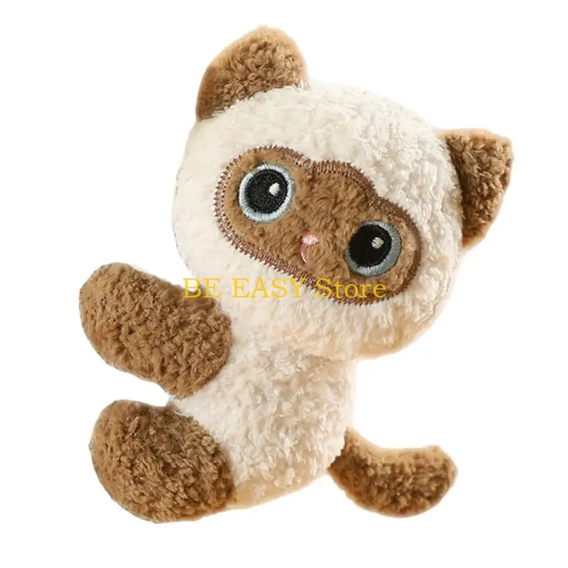 E28F Stylish Plush Paper Fasteners Work Efficiency Helper For Office Decors With Animal Look And Strong Holding Power