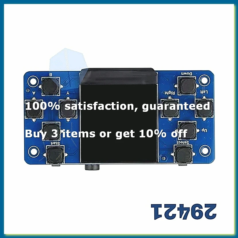1.3inch LCD Display Screen Game Module with Button and Audio Buzzer Speaker for Zero 2W RP2040-PiZero B-WDL