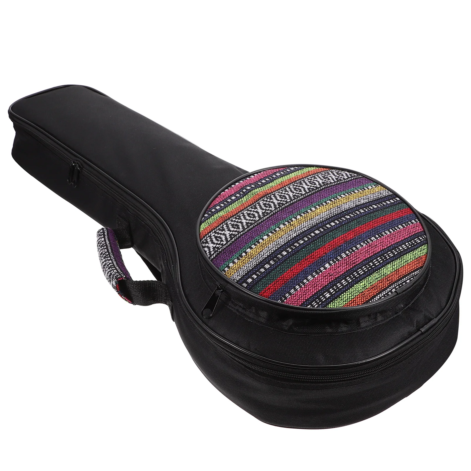 

1 pc Cotton Mandolin Bag Thick Canvas Backpack Style Storage Pouch Waterproof Moisture Proof Portable Gig Bag With Adjustable