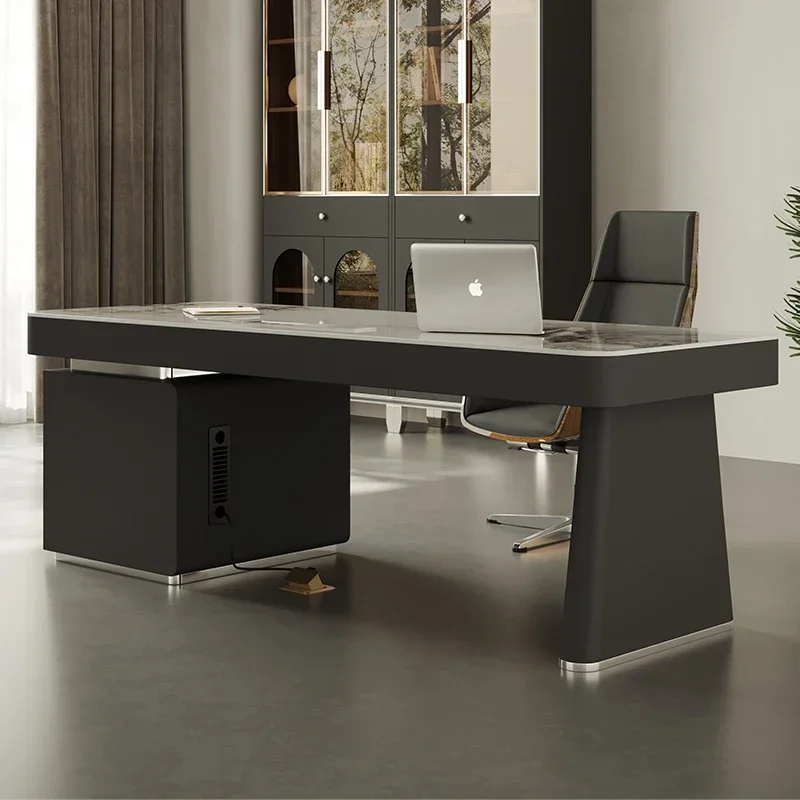Modern Household Wide Office Desk Standing Study Organizer Executive Reading Computer Desks Laptop Home Mesa Oficina Furniture