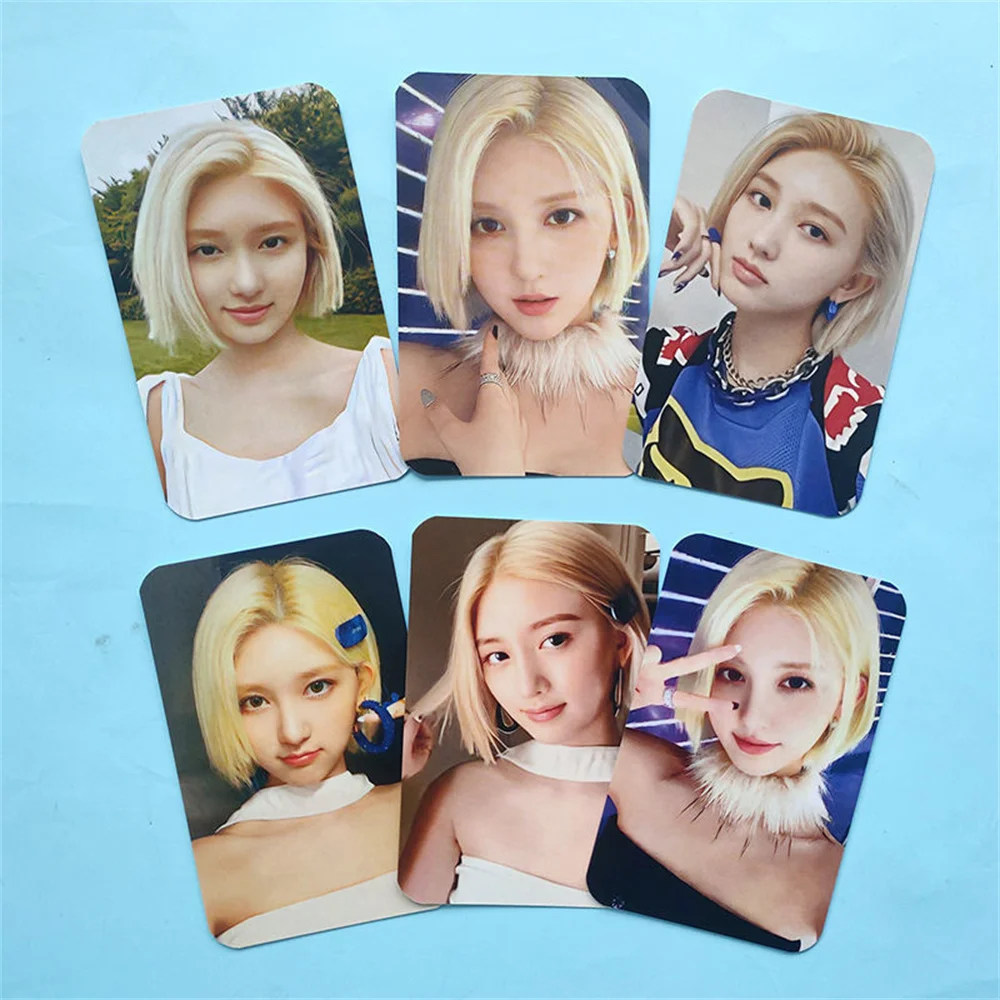 Kpop Album After Like Photo Cards WonYoung Liz Personal Photo Song Card Gaeul Leeseo Korean Style LOMO Card Fans Collection Gift