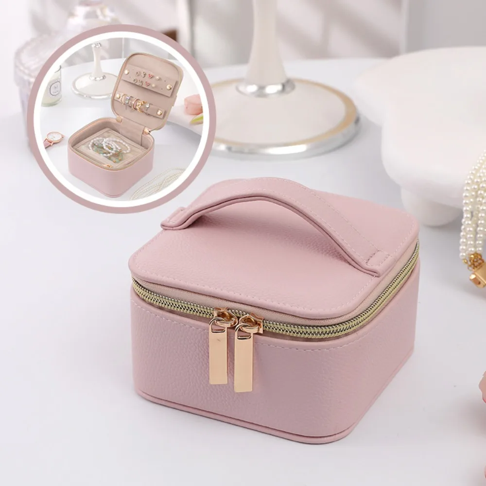 

Exquisite Jewelry Storage Box Cosmetic Bag Portable Foldable Jewelry Roll Convenient Jewelry Display Jewelry Organizer Women