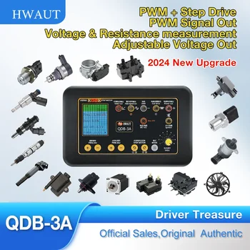 QDB-3A 2A เครื่องทดสอบคอยล์จุดระเบิดอัตโนมัติรถไม่ได้ใช้งาน Stepper มอเตอร์ Solenoid วาล์วหัวฉีด Actuator Fault Detector DRIVER PWM เครื่องกําเนิดไฟฟ้า