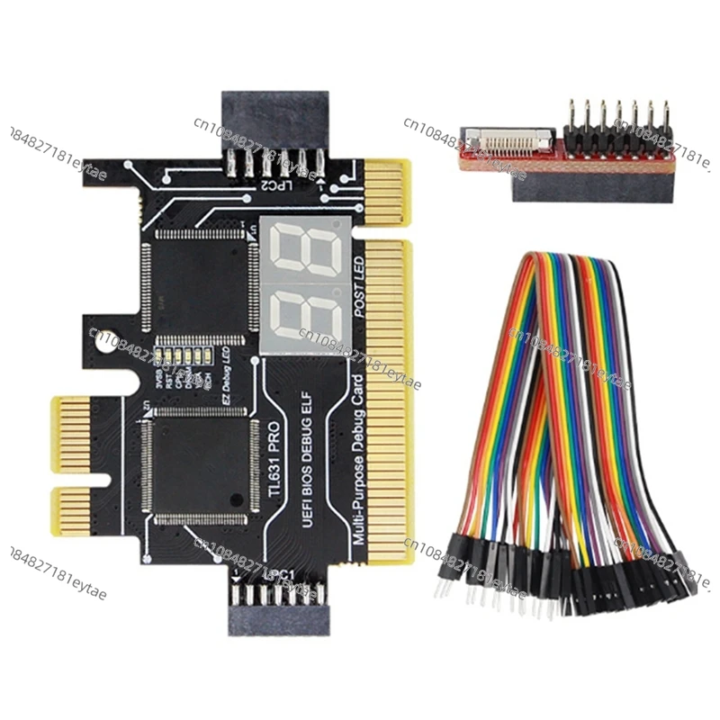 Analyzer LPC Debug Card PCI PCI-E Post Test Kit Motherboard Diagnostic Card J04