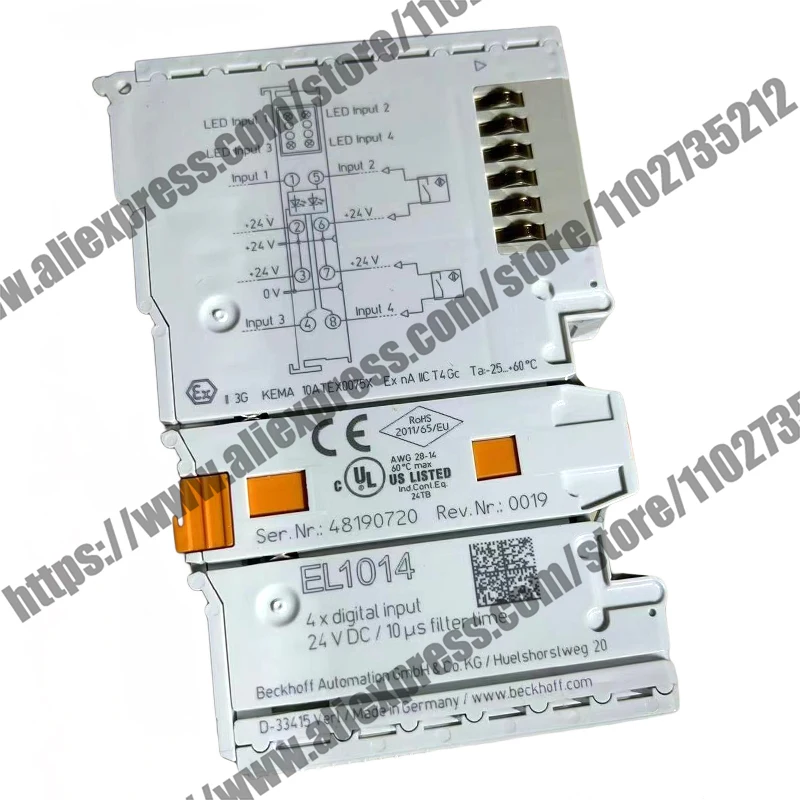 The new EL1014 PLC 1014 module comes with a one-year warranty