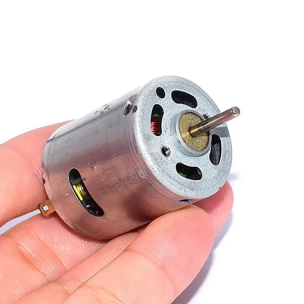 MABUCHI RS-360SH-3750 Micro Round 27.5mm Spindle Motor DC 3V 5V 6V 7.2V 19200RPM High Speed Electric Motor DIY RC Toy Car Boat