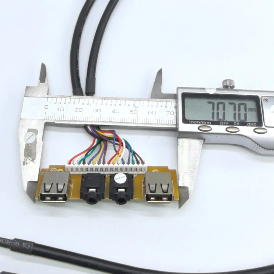 Desktop computer Chassis front pannel I/O USB2.0 AC97/HD audio Mic headphone 3.5mm plug cable 65cm