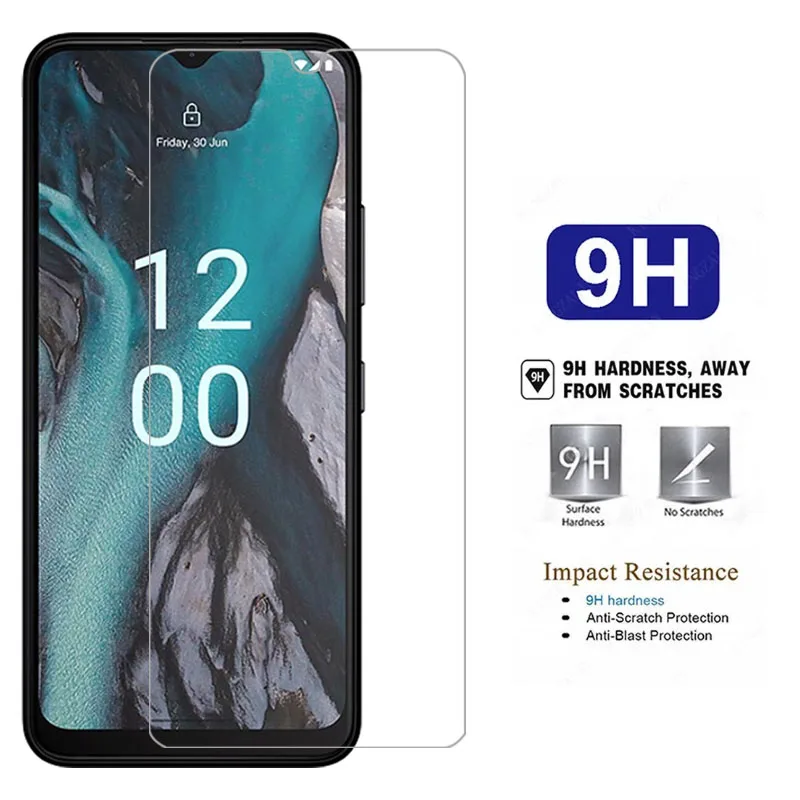 حافظة هاتف لهاتف نوكيا c22 c32 واقي شاشة من الزجاج المقسى على نوكيا 22 نوكيا 32 c 22 32 22c 32c الغطاء الخلفي 360 واقي نوكي