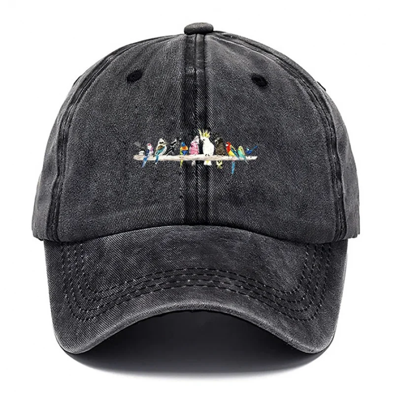 1pc Cartoon Style Bird Printed Baseball Cap, Casual Hats for Men, Beach Hat for Women, Men'S Hat, Breathable Caps, Adjustable DA