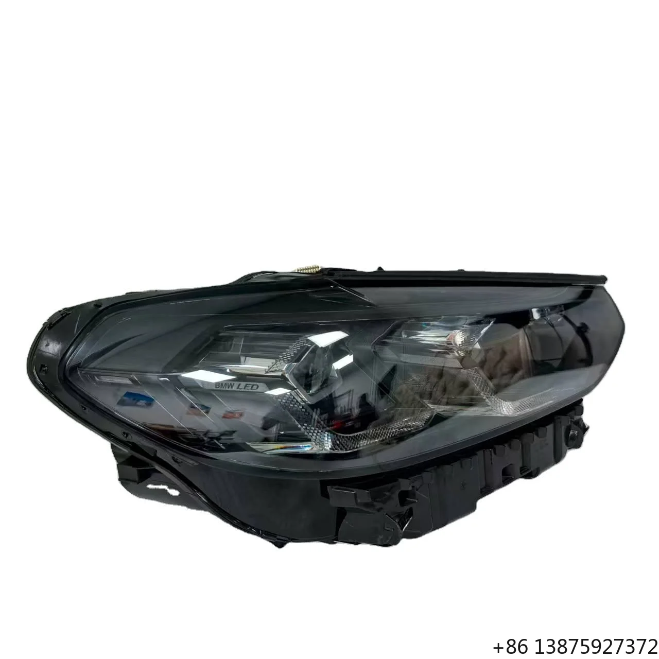 Farol Dianteiro LED OEM Plug and Play com Angel Eye para BMW X3 G08 G01 X4 G02 2021-2022 EUA - Peças Automotivas