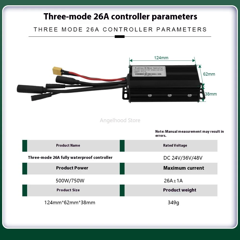 Electric Bicycle LCD Display 36V48V Electric Scooter LCD Color Screen Meter Kit 869 displayThree-Mode 26A Sine Wave Controller