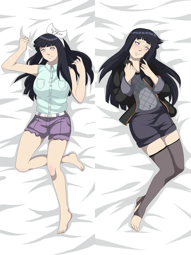 The New Anime Pillowcase Hyuga Hinata  Anime Cosplay Hugging Pillow Cover Case Otaku Dakimakura Bedding Body Pillow Case