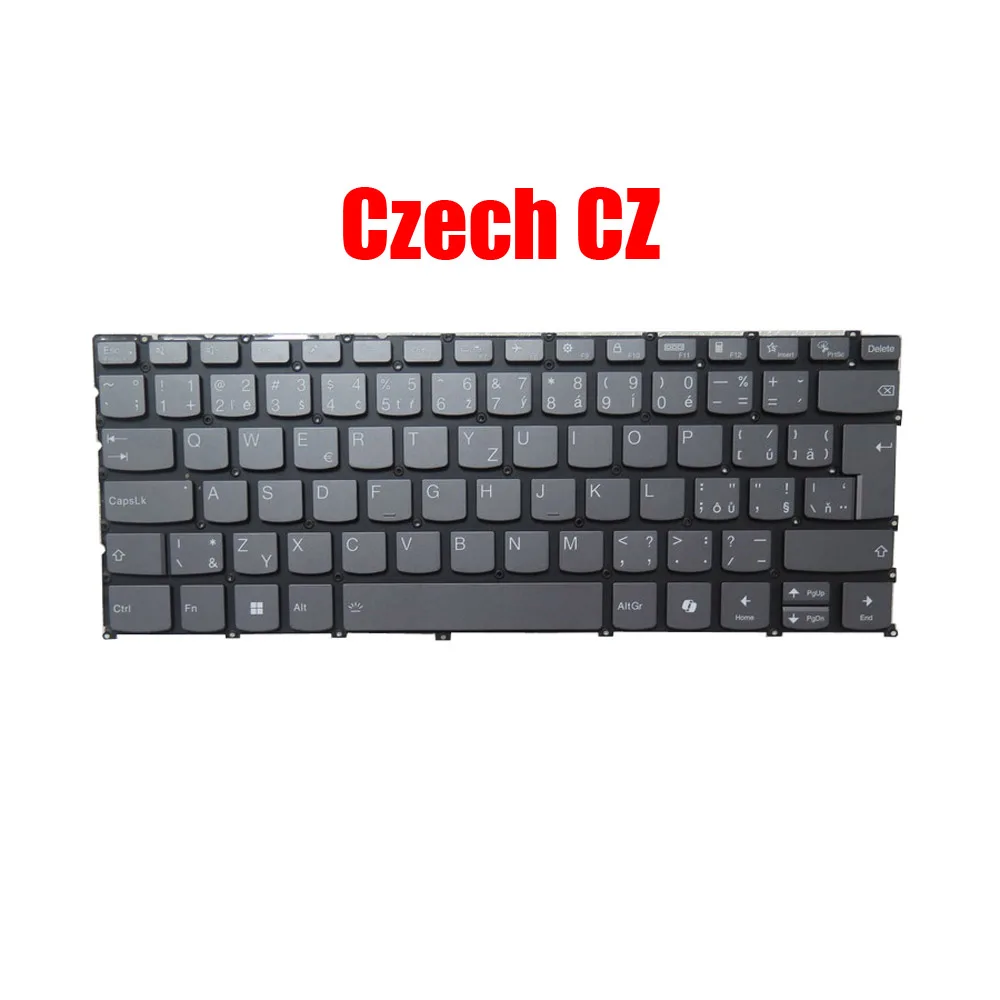 Laptop Keyboard For Lenovo Yoga Slim 6 14APU8 14IAP8 14IRH8 14IRH8 English US Greece GK Czech CZ With Backlit Gray New