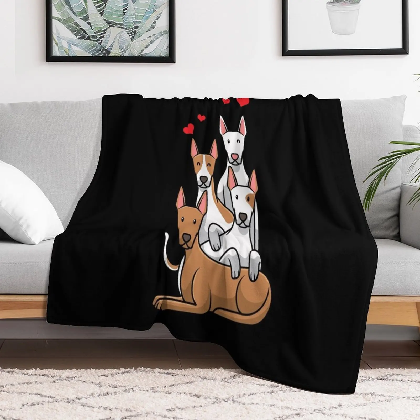 Podenco Dogs Throw Blanket Sofa Quilt Luxury Thicken sofa bed Blankets