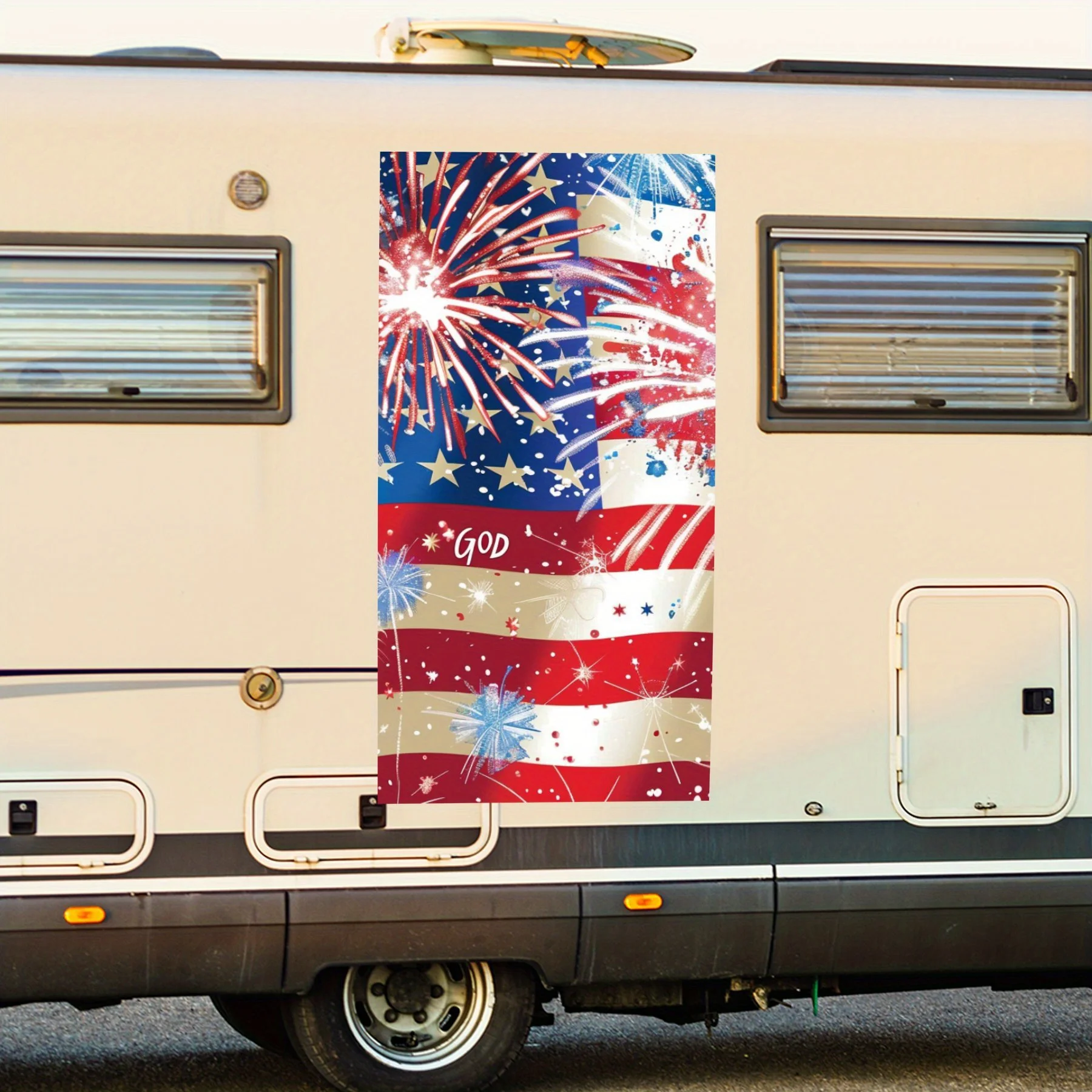 

Наклейка на капот автомобиля с американским флагом, самоводонепроницаемая палочка из ПВХ, яркие внешние аксессуары для автомобиля, декор, защитный подарок для любителя автомобилей