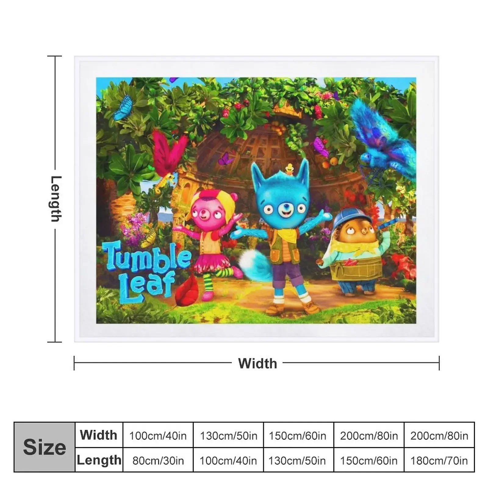 Tumble Leaf characters tumble leaf season 5 stuffed animal birthday Throw Blanket Luxury Designer Blankets For Sofas Blankets