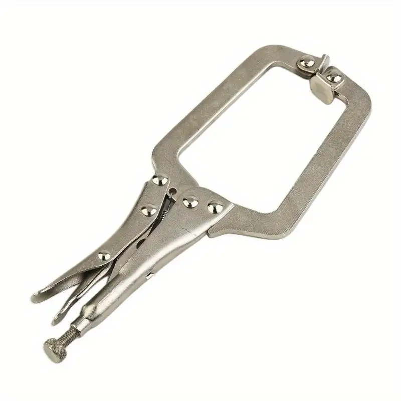 9Inch C Clamp Locking Pliers 23cm Vise Grip Welding Steel Adjustable Woodworking Tenon Locator Hand Tool